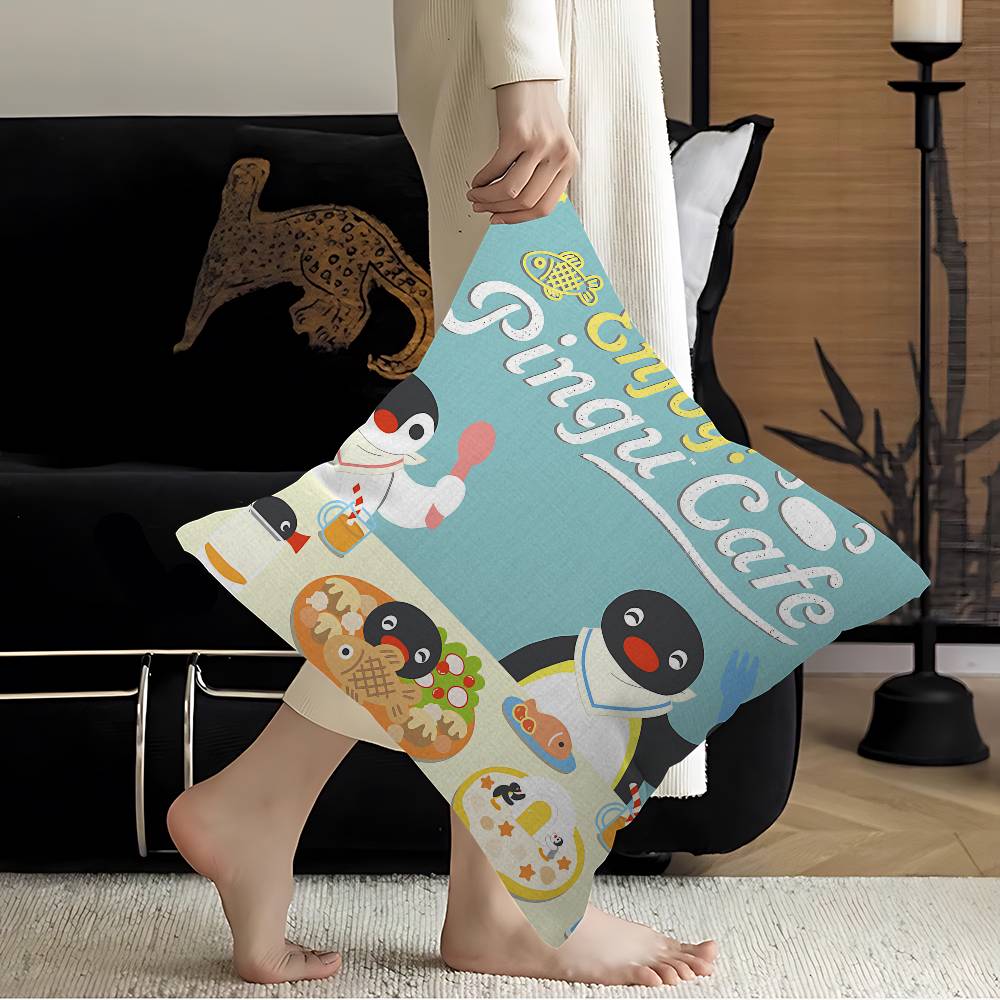 Funny P-Pingus Cute Cartoon Cushion Cover Decorative Pillow Sofa Home Decor Case Pillow Cases
