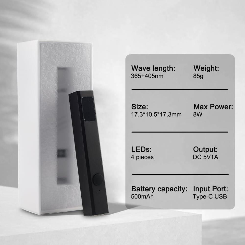 Набор для УФ наращивания волос: УФ-лампа + 30 г клея и ремувера | Невидимые бонды салонного качества | Быстрый набор для дома и салона