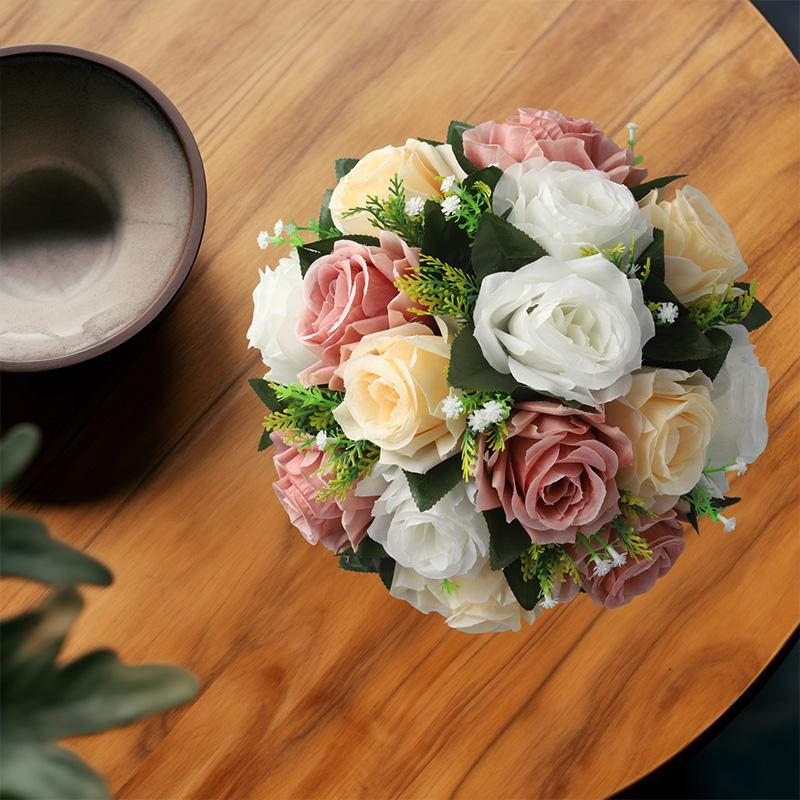 1 шт. Центральная композиция, украшения для стола, декор для направления движения, шар из роз, римская колонна, свадебный декор, красивый