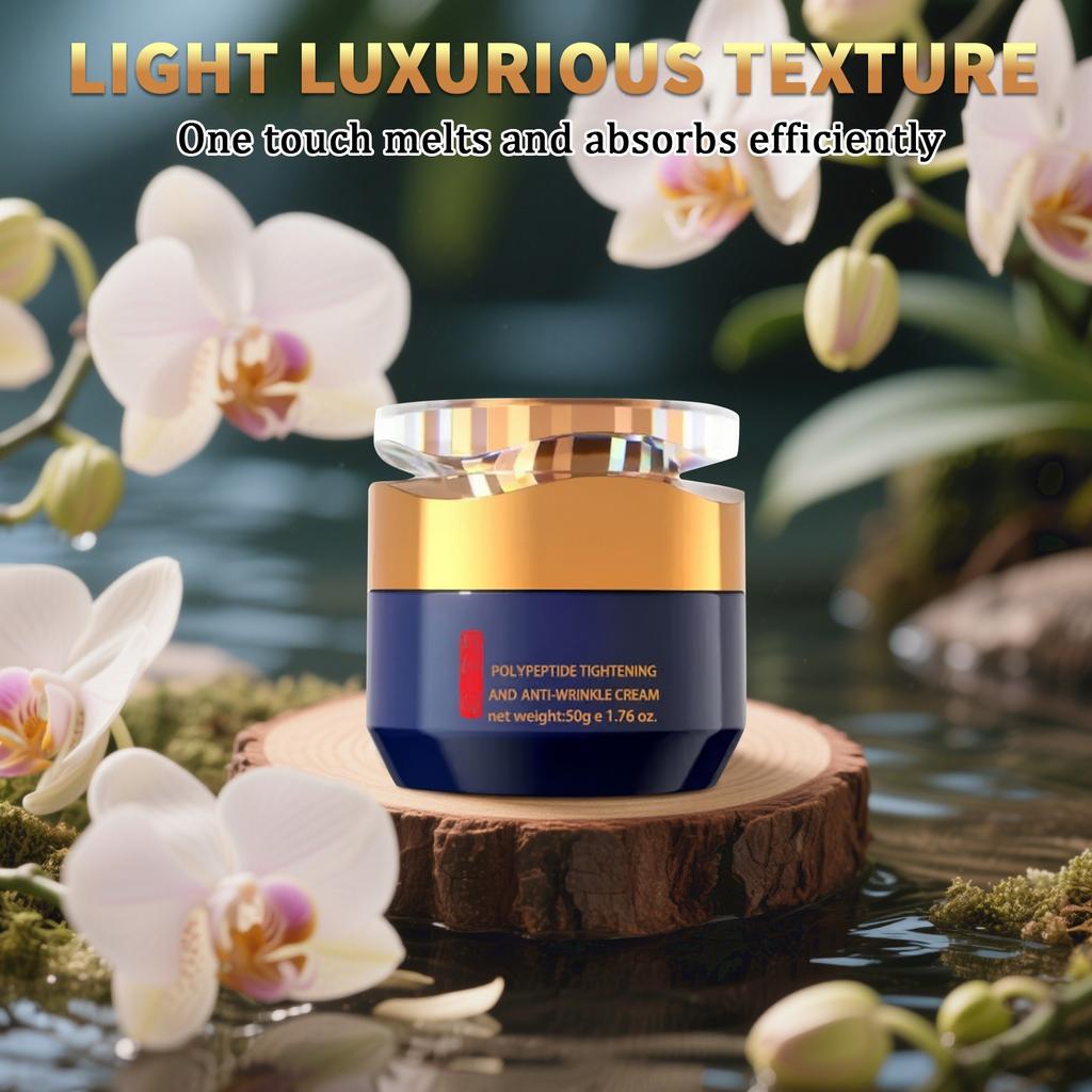 Крем для укрепления кожи с пептидами, увлажняющий крем, контурный лифтинг, лифтинг линии подбородка, укрепляющий крем против морщин, 50 г