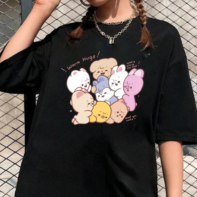 Skzoo Warm Hugs Stray Kids Shirt, Skzoo Character Shirt, Skzoo Stray Kids Shirt