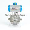 Three-Piece Stainless Steel Pneumatic Threaded Ball Valve, 3PC Straight-Through, Model BQ671F