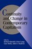 Книга Continuity and Change In Contemporary Capitalism