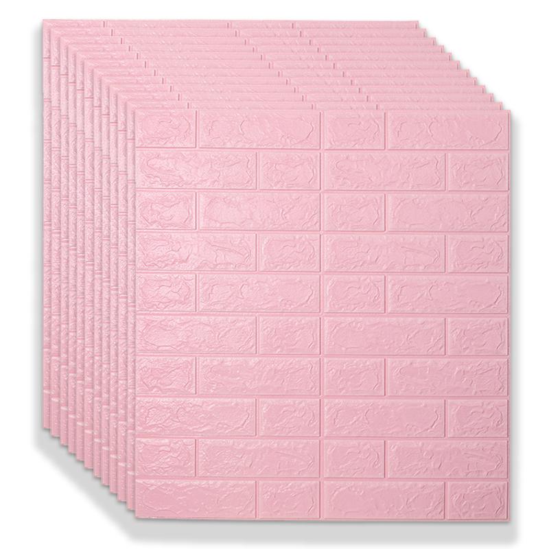 10 шт. 70*77 см 3d пенопластовые наклейки на стену, панели, кирпичные водостойкие клейкие обои для гостиной, спальни, дома, дома, декора для ванной комнаты