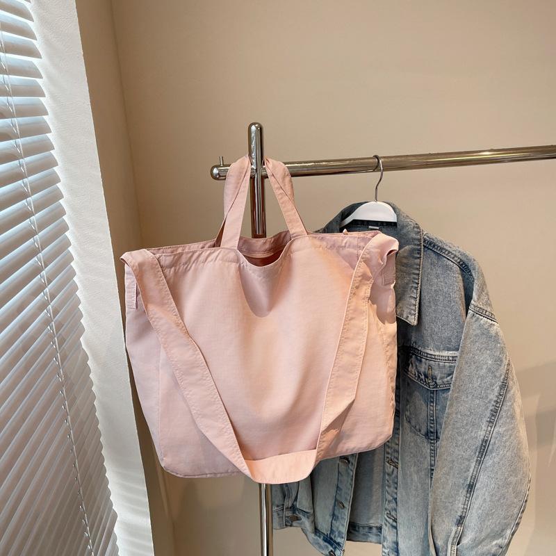 Повседневная сумка-тоут большой вместимости, женская новая универсальная и легкая на плечо, сумка-мессенджер, сумка для класса/поездок