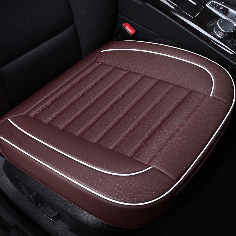 Universal Four-Season Perforated Microfiber Leather Car Seat Cushion Set for Five Seats