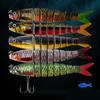 Fishing Baits Wobbler Muti-Section Jointed Casting Soft Lures Treble Hooks Hard Crankbait Sinking Tackle Pesca Swim Bait