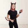 Plastic Halloween Cosplay Accessories Cosplay Costume Headband Bowtie Tail Set Carnival