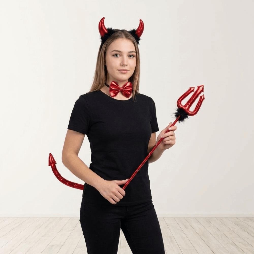 Cosplay Costume Halloween Cosplay Accessories Plastic Headband Bowtie Tail Set Cosplay