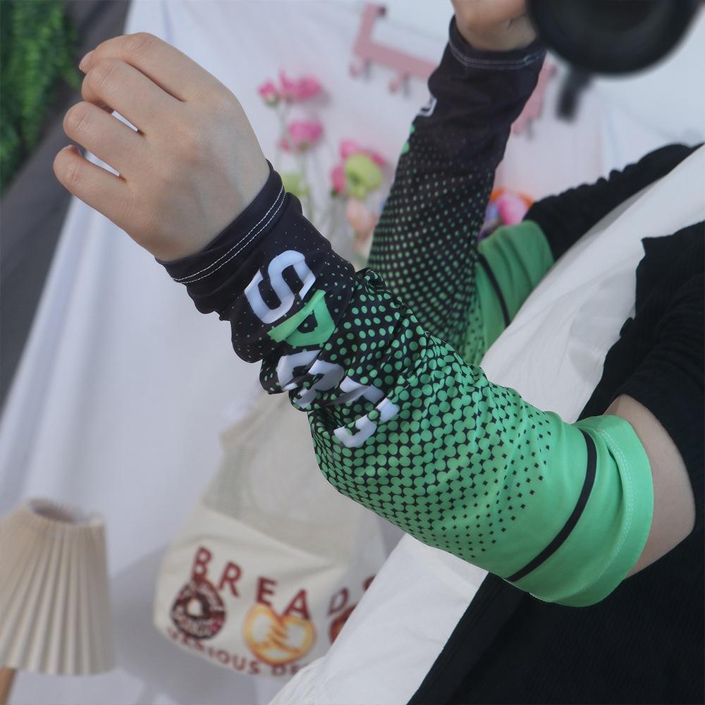 Outdoor Cycling Arm Sleeves Sunscreen Headscarf UV Protection Ice Sleeves Sports Cooling Sleeves