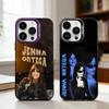 Прекрасный чехол для телефона с изображением актрисы Дженны Ортеги Для iPhone17 16 15 14 13 12 Pro Max Серый Черный Матовый Лазерный Металлик Аврора Funda