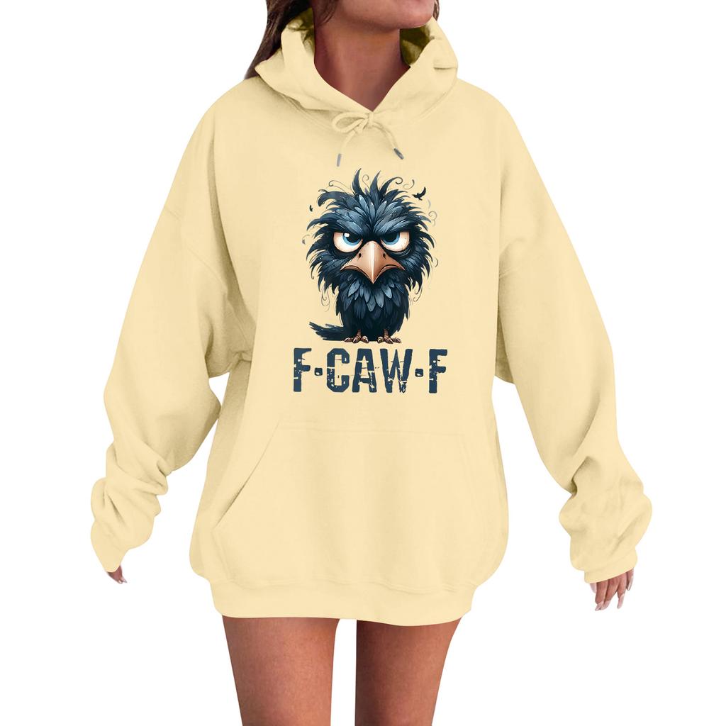 Women's Fashion Casual Long Sleeve Loose Printed Sweatshirt