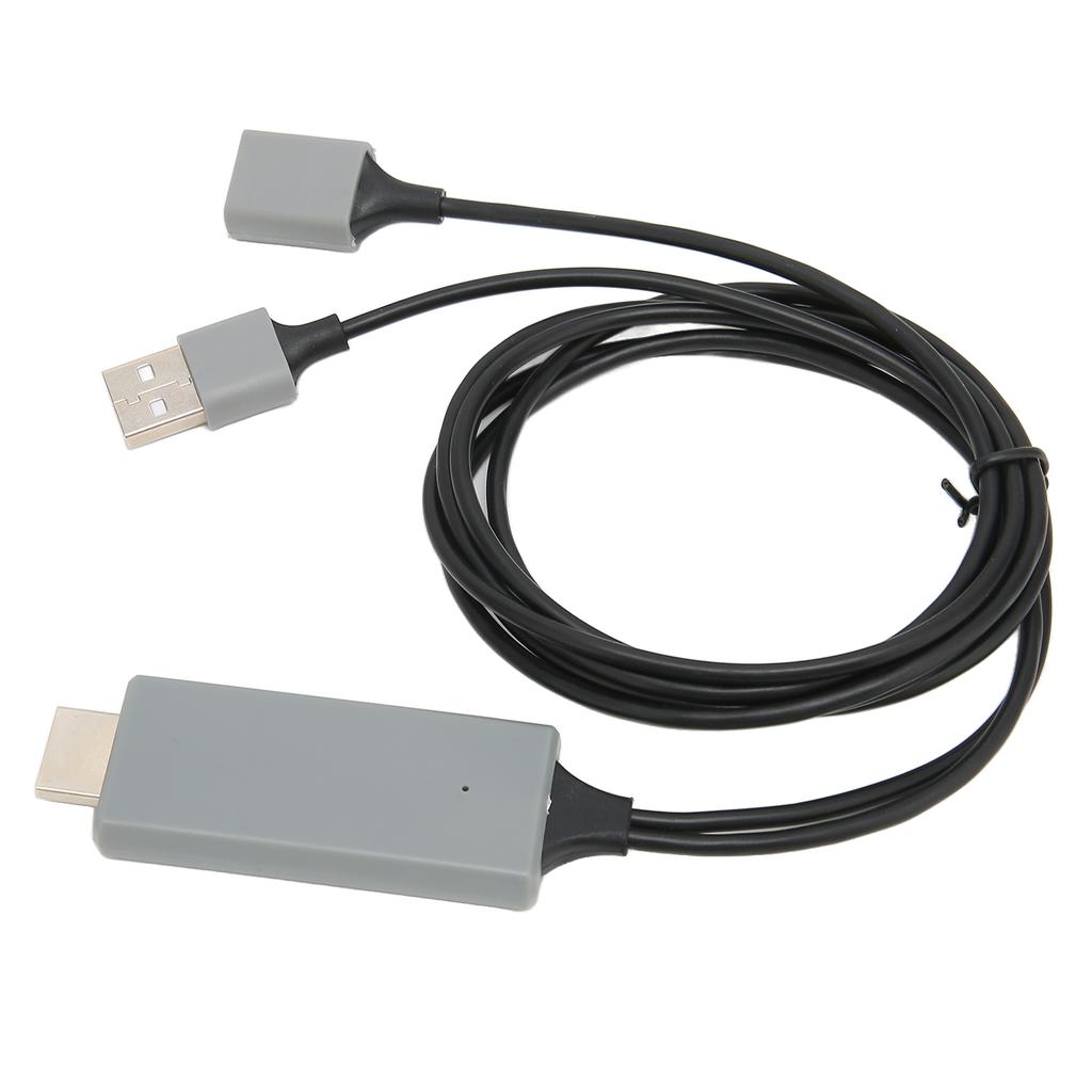 Адаптер кабеля HDTV 1080P HD Мультимедийный интерфейсный кабель-адаптер для iPhone TV Monitor ProjectorBlack