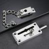 1 комплект, цепочка для дверного замка, высокая твердость, утолщенная противоугонная задвижка из нержавеющей стали, защелка для домашнего отеля