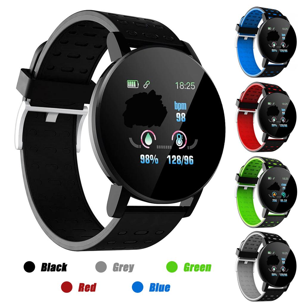 Умные часы 119 Plus для Android 4.4 и выше/iOS 8.0 и выше Спортивные часы