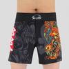 Шорты для кикбоксинга Dragon Tiger Muay Thai MMA, быстросохнущие, UFC, унисекс, для мужчин и женщин, для фитнеса, спортзала, тренировок
