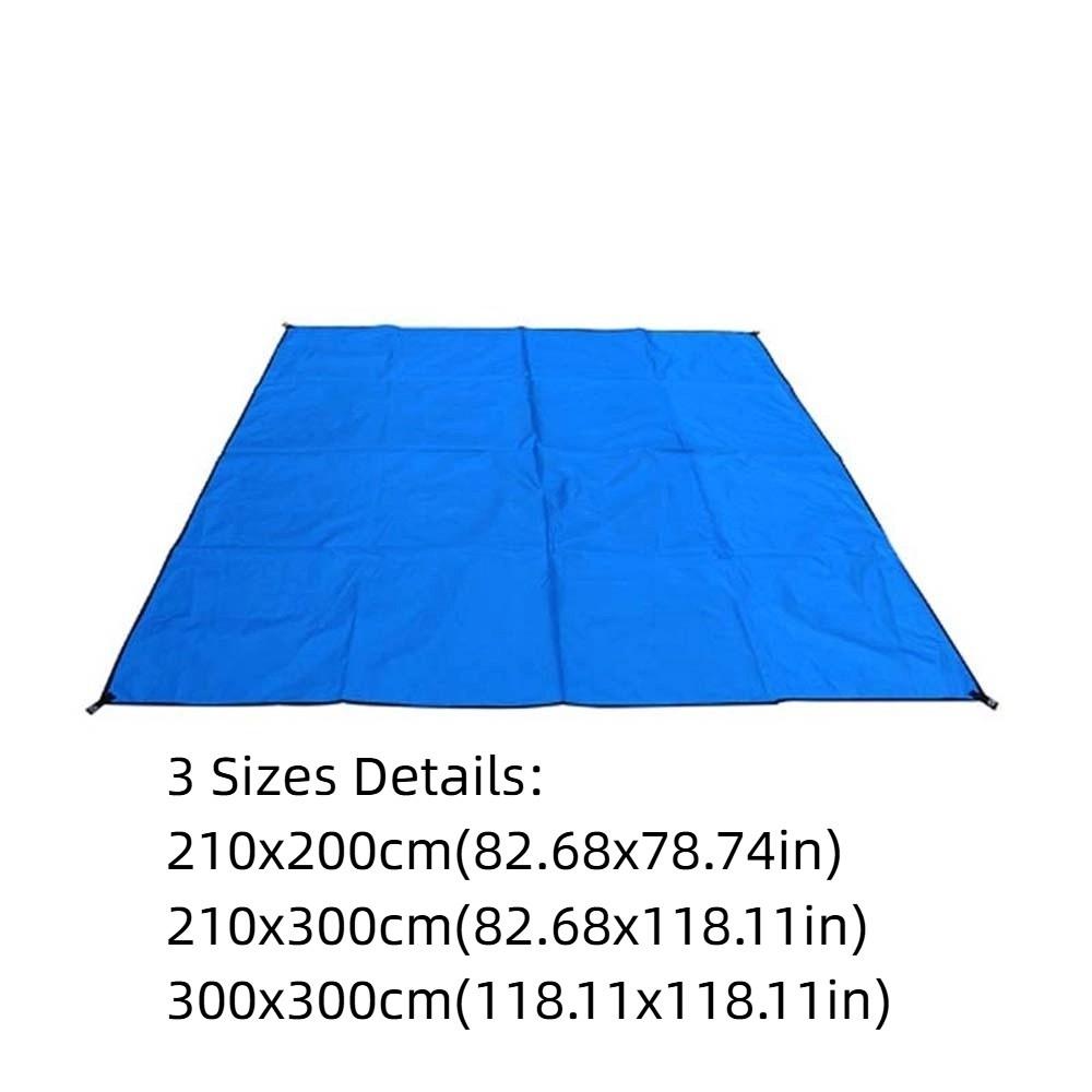 Oxford Cloth Camping Floor Tarp PU Coating Portable Pocket Picnic Mat Grassland