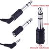 Audio Jack Converter Adapter Stereo Jack 6.35mm Male To 3.5mm Female Audio Plug for Guitar Headset Microphone Amplifier