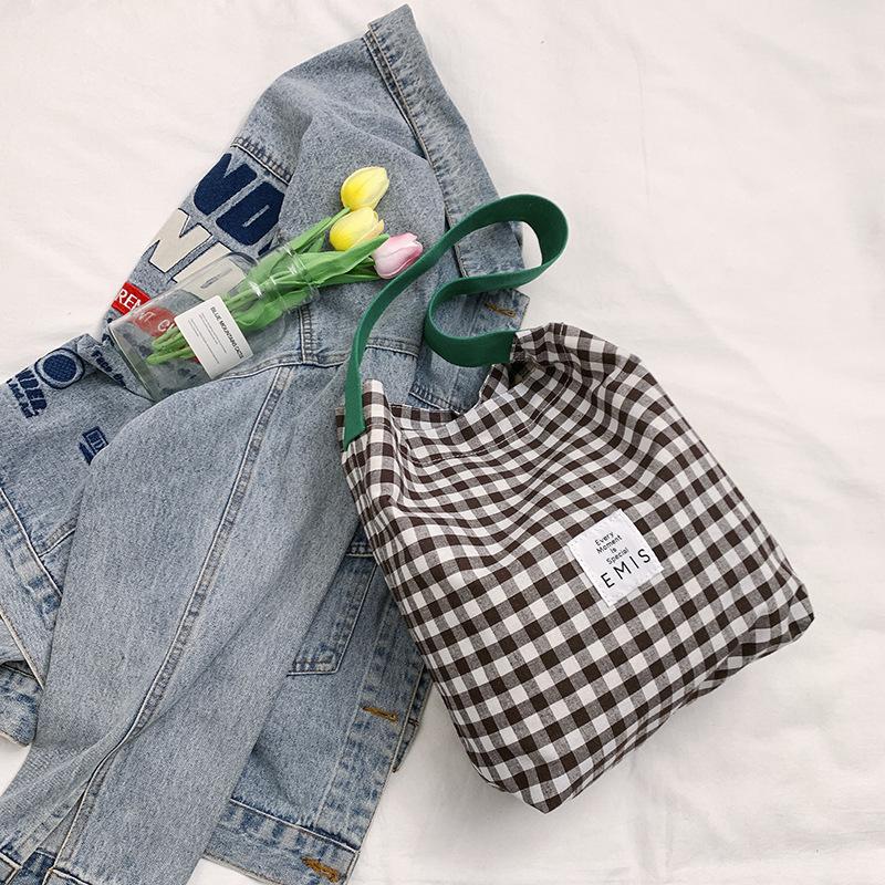 Холщовая сумка женская новая красивая и повседневная весенняя модная сумка на одно плечо для студентов колледжа литературная сумка для поездок на работу