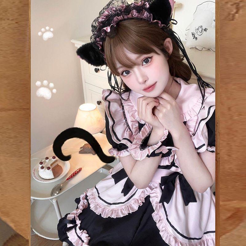 COS Maid Loita, милое женское платье, женский костюм Лолиты для косплея