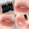 Small Black Tube Lipstick Mirror Water Light Moisturizing Long-lasting Solid Lip Gloss Lip Glaze