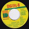 7inch Record ADMIRAL TIBET / SHABBA RANKS / NINJ - Serious Time NONE Digital-B Jamaica Reggae, Ska & Dub Used