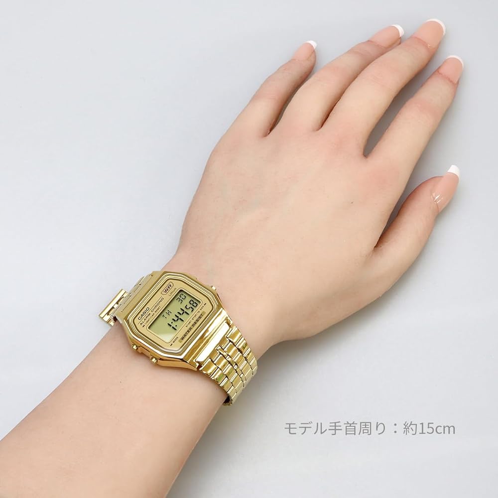 Casio Серия Vintage A158WETG-9A Цифровые часы Золотой Унисекс Детские