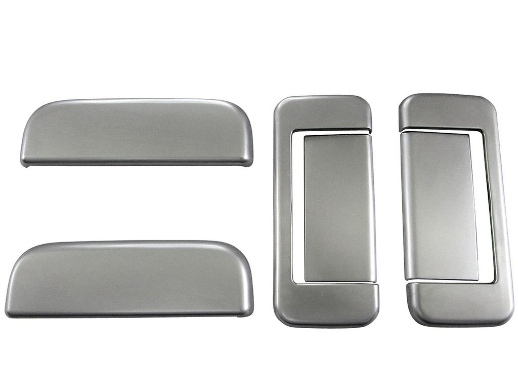 BRIGHTZ Door Handle Satin for Toyota Hijet Cargo S331V Compatible with and 331 Covers, Silver, S321V, [DHC-NOBU-367]. S321, S331, 321, models.