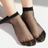 10 Pairs Women's Casualsummer Sexy Ultrathin Transparent Crystal Silk Socks for Womenon Short Socks