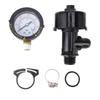 High Flow Manual Air Relief Valve Pool Filter Air Relief Valve with Pressure Gauge Replacement O