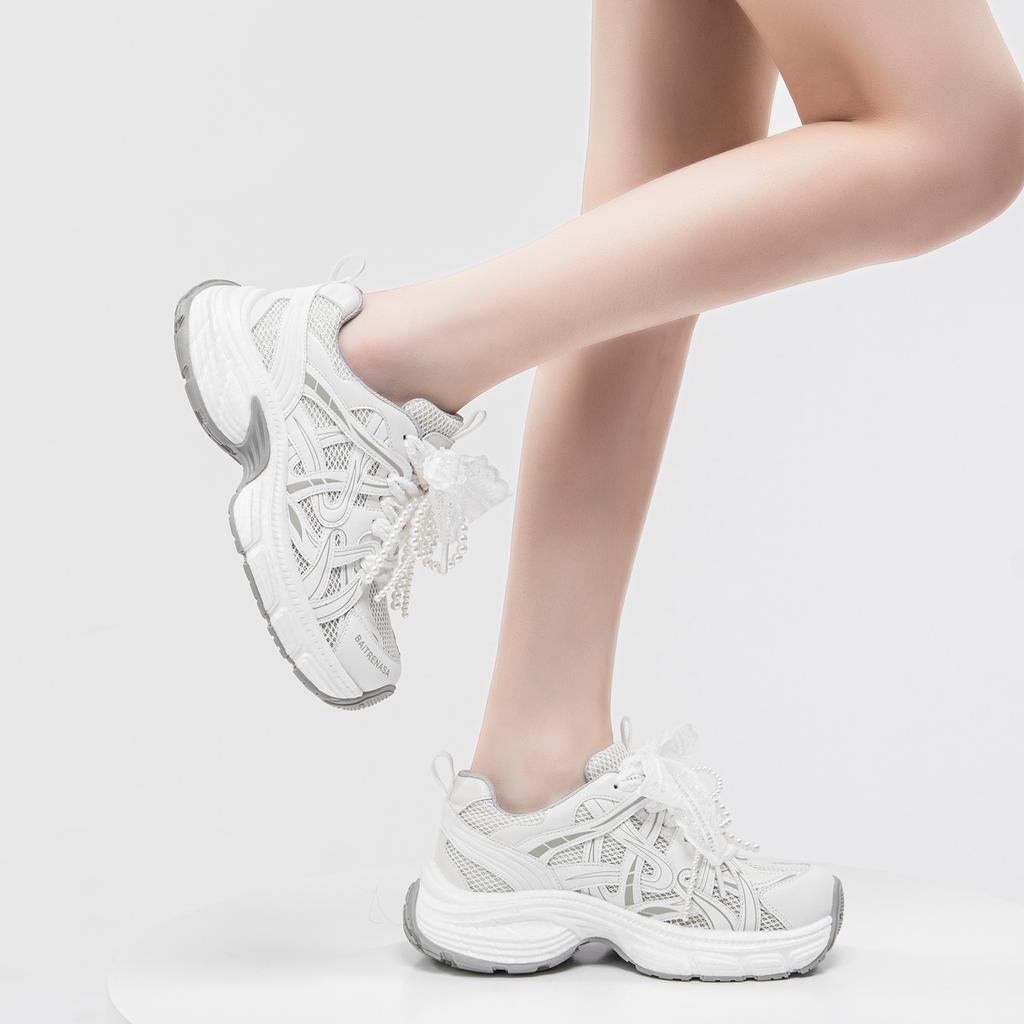 Strict Selection 2025 Shoes Women's Shoes Versatile Platform Dad Shoes Summer Versatile Breathable Mesh Women's Shoes Casual Shoes