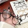 5Pcs Retro Ultra-Light Round Frame Glasses for Men and Women, Multifunctional Fashion Flat Glasses