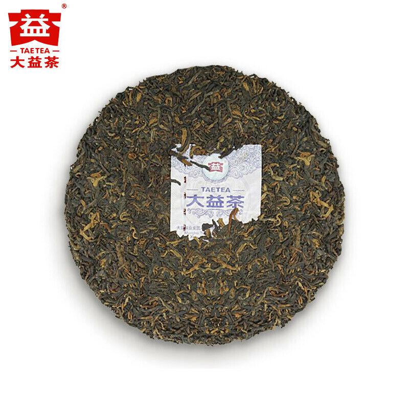 357G 2021 Taetea Dayi Golden Needle White Lotus Pu'er Puer Ripe Pu-Erh Tea Cake