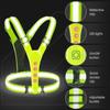 Led Reflective Vest, High Visibility Led Reflective Safety Vest Running Lights For Runners