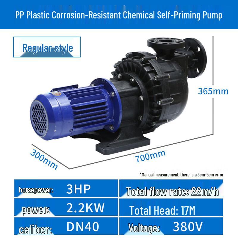 Aokewen Industrial Acid-Alkali Resistant Self-Priming Pump