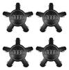For Audi B7 4pcs Five Claws Car Wheel Center Hub Cap Tire Rim Badge Cover For Audi QUATTRO Sline A3 A4 B8 B7 8P A5 A7 A8 Q3 Q5 Q7 Accessorie