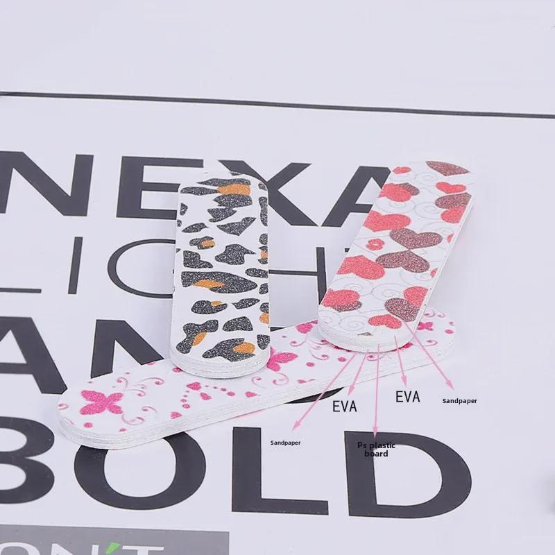 Двусторонняя пилка для ногтей: Полированная мини-полоска для маникюра 9x2 см — идеальный вариант для подарка