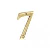 Securit Brass Numeral No 7