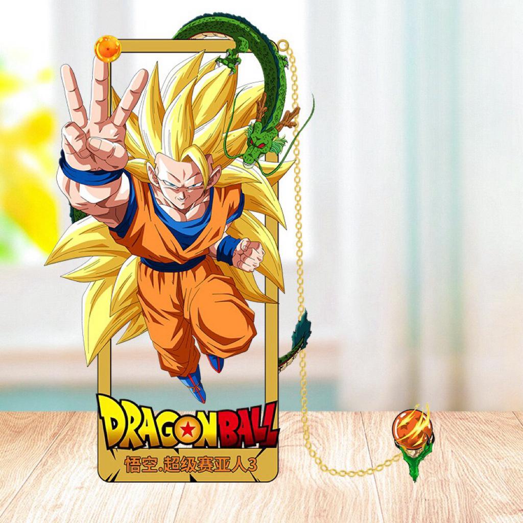 DRAGON BALL Металлическая закладка, Зажим в стиле аниме, Идеально для студентов и фанатов