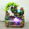 Household Rockery Landscape Ecological Goldfish Fish Tank Water Fountain Living Room Desktop With Oxygen Flowing Water