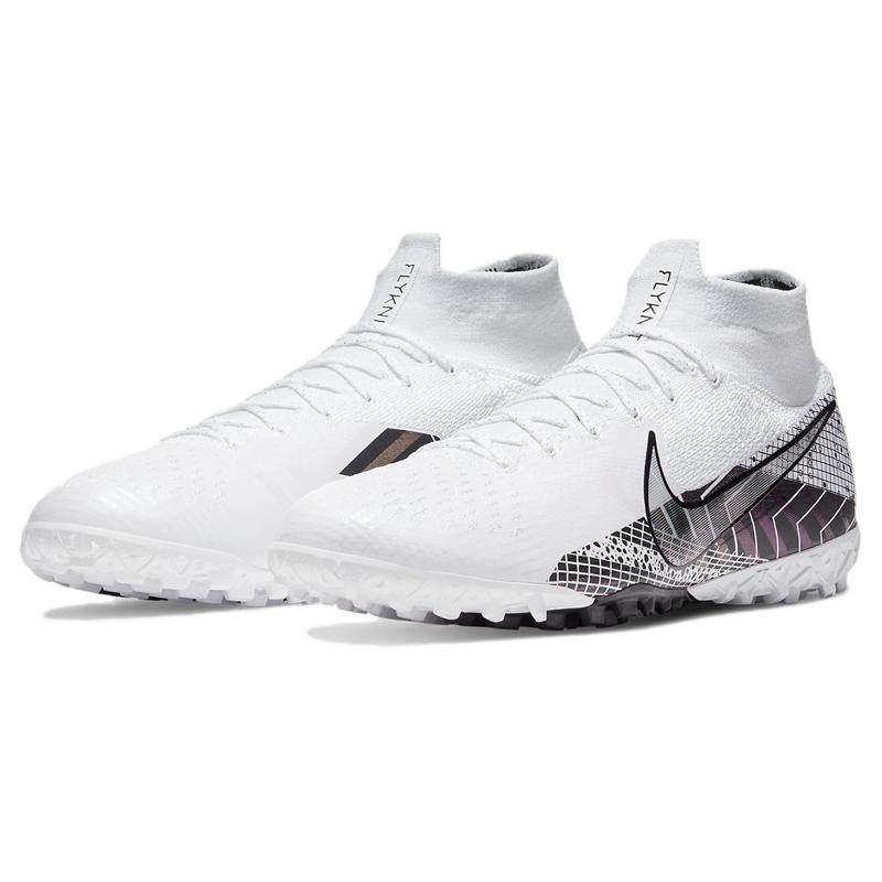 Nike Superfly 7 Elite MDS TF Turf White (Unisex) Soccer Shoes BQ5471 110