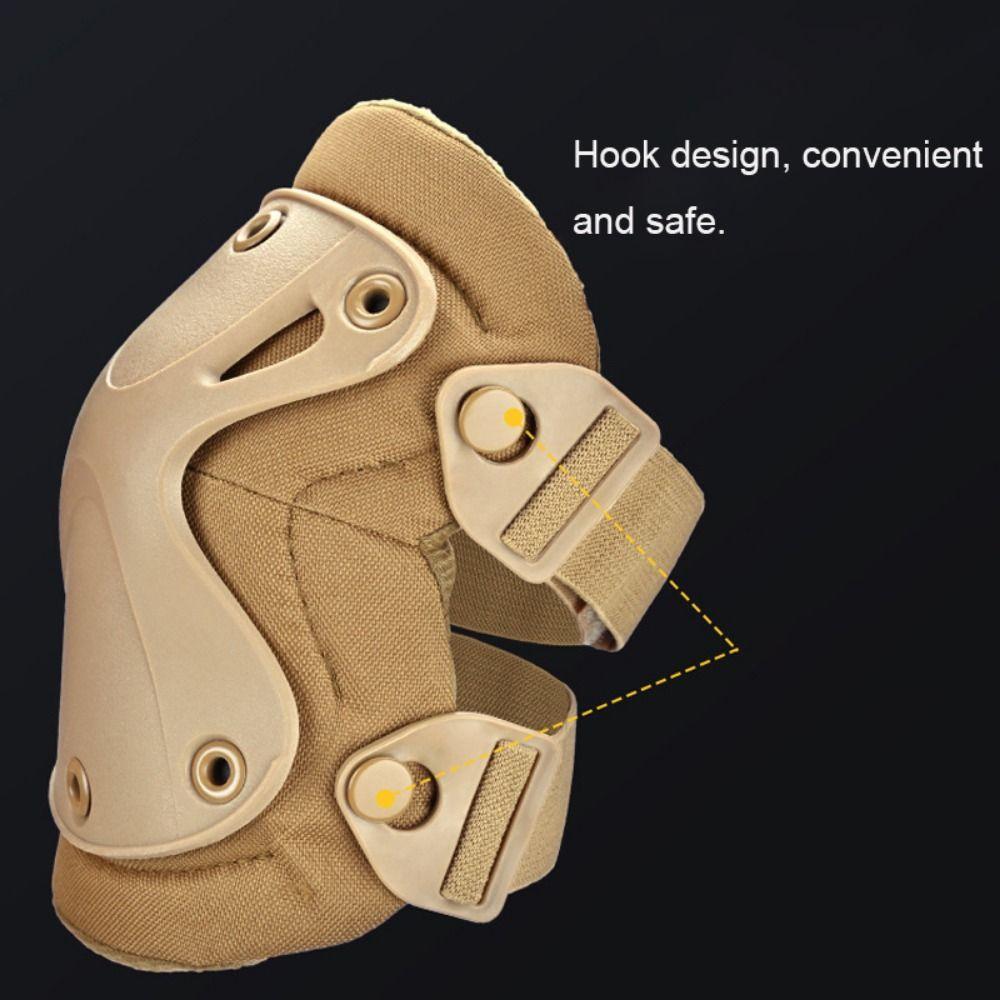 4Pcs/Set Adjustable Knee Pads Elbow Pads Professional Sports Protective Gear Outdoor Cycling