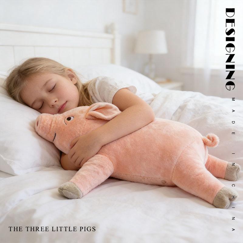 25/40/60cm Cute Pig Plush Toy Cartoon Pig Plush Doll Stuffed Soft Animal Pig Doll Home Room Decor Birthday Gift
