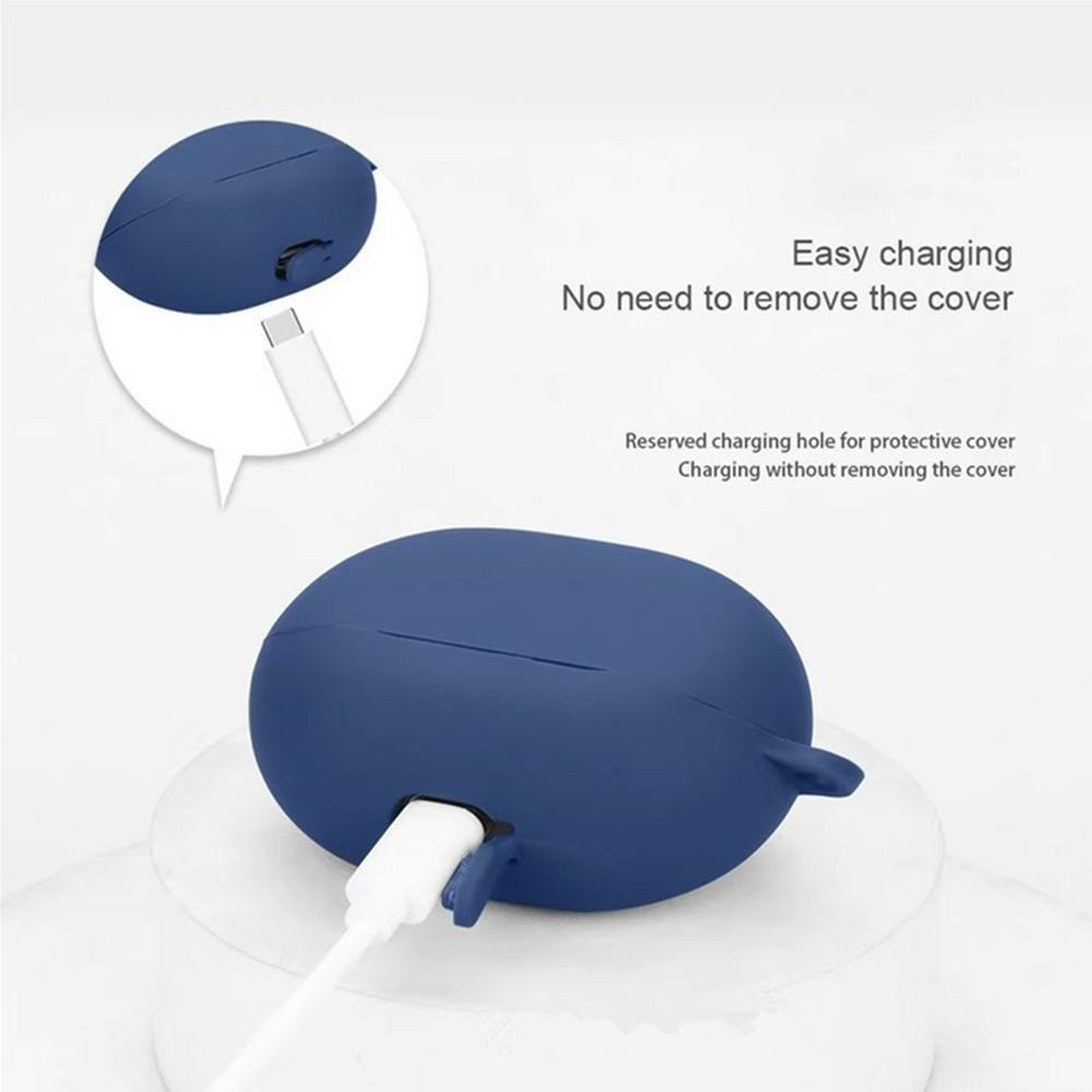 Для SoundPEATS Air5 Pro Силиконовый чехол с противоутерянной пряжкой Защитный чехол для Bluetooth-совместимых наушников