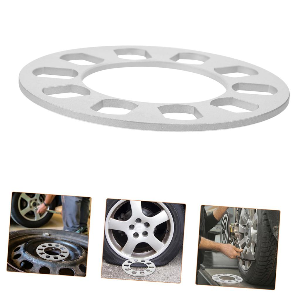 Anneome Улучшенная Поездка Центрирующий Колесо Проставка 5мм Алюминиевый Сплав Автомобильная Колесная Проставка Универсальная Посадка