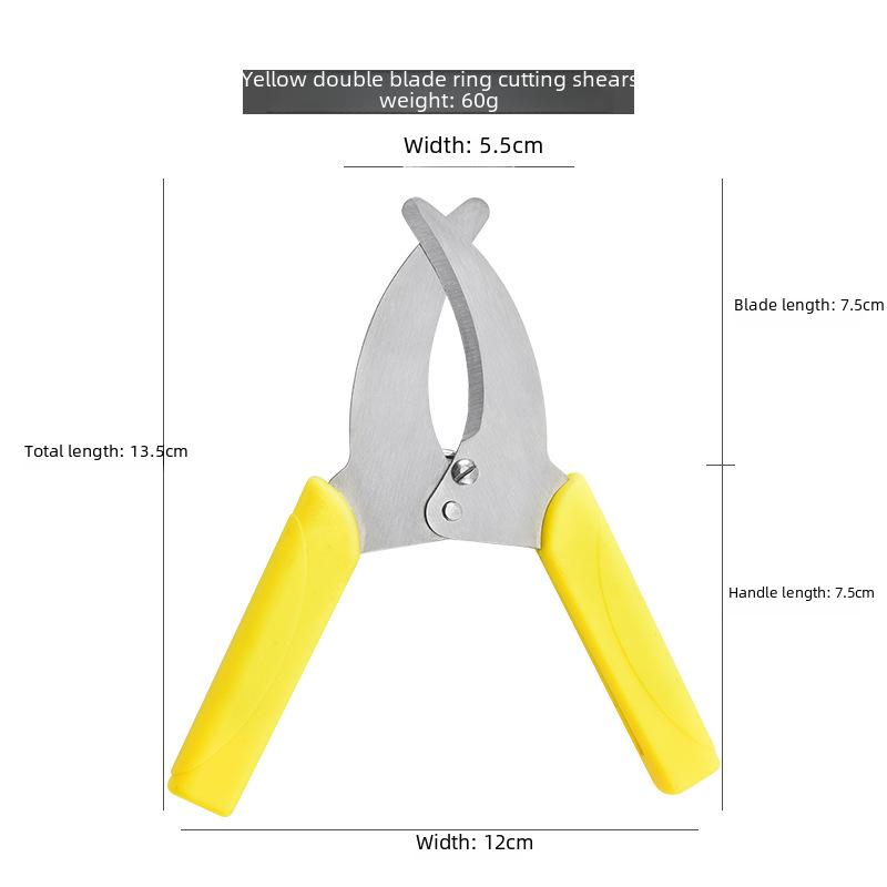 Садовые ножницы для обрезки и снятия коры из нержавеющей стали