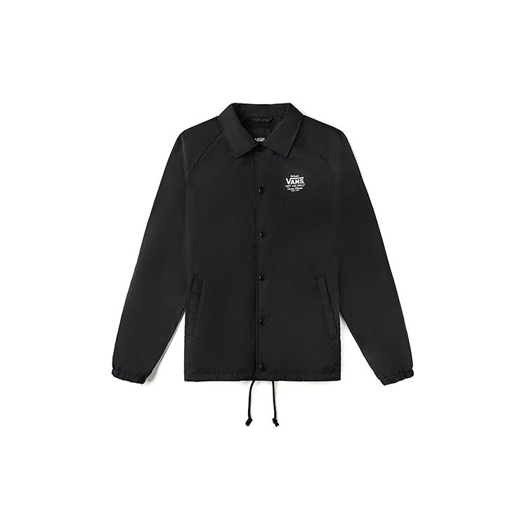 Vans Повседневная ветровка, куртка для тренера, мужские куртки, черная VN0002MUY28