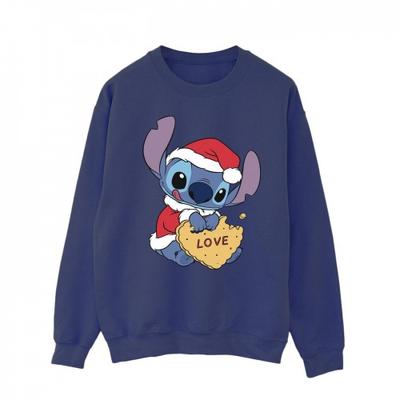 Мужская толстовка Lilo And Stitch Christmas Love Biscuit