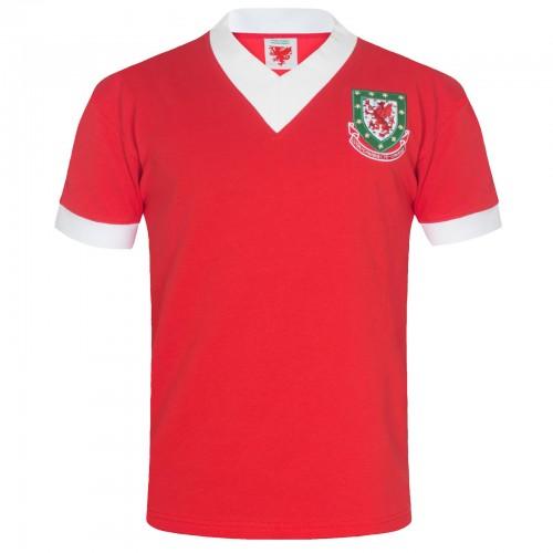 FA Wales Mens 1958 John Charles 9 Retro T-Shirt