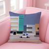 World Premium Printing Cushion Cover Comfortable Reversible Pillow Cover Ideal for Car Sofa Bedroom & Beyond